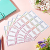 1Bag Paper Self-Adhesive Stickers DIY-TA0015-68-6