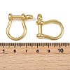 Brass D-Ring Anchor Shackle Clasps KK-A257-08G-3