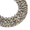 4 Strands 4 Style Natural Dalmatian Jasper Beads Strands G-YS0001-06-2