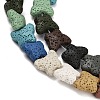 Natural Lava Rock Beads Strands G-G347-02A-4
