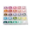 25 Rolls 25 Colors 6-Ply Cotton String Threads OCOR-F018-03-1