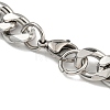 201 Stainless Steel Curb Chain Necklaces NJEW-Q336-12B-P-6