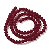Imitate Austrian Crystal Frosted Glass Beads Strands LS-EGLA-A039-T2mm-MD27-3