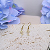 304 Stainless Steel Flower Dangle Earrings for Women WG1C9A6-01-2