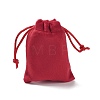 Velvet Jewelry Drawstring Storage Pouches ABAG-P013-02A-03-2