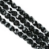 Natural Black Onyx Beads Strands G-K066-13-6mm-4