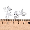 201 Stainless Steel Pendants STAS-I364-06P-3
