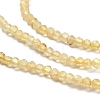 Heated Natural Citrine Beads Strands X-G-Z074-A03-01-4