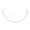 304 Stainless Steel Slider Necklace Makings AJEW-JB01272-02-3