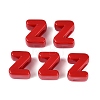 Opaque Acrylic European Beads OACR-M027-01Z-03-1