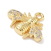 Brass Micro Pave Cubic Zirconia Pendants KK-H528-01G-2