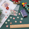 40Pcs 10 Style Christmas Themed Alloy Enamel Pendants ENAM-SC0003-74-3