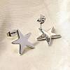 Brass Stud Earrings EJEW-B118-03P-3