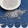 2000Pcs Brass Crimp Beads KK-SP0002-61S-5