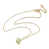 304 Stainless Steel Enamel Rocking Horse Pendant Necklaces for Women NJEW-T022-01A-4