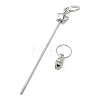 Iron Beadable Keychain Bar IFIN-F164-03A-2