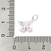 925 Sterling Silver Micro Pave Cubic Zirconia Pendants STER-Q002-03B-3