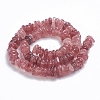 Natural Strawberry Quartz Beads Strands X-G-G841-B04-2