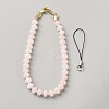 Rose Quartz Mobile Straps X1-AJEW-SZC0005-47C-1