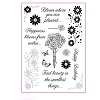 Happiness Clear Silicone Stamps PW-WGFBE8C-01-1