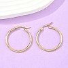 Ion Plating(IP) 304 Stainless Steel Hoop Earrings EJEW-N0016-11G-D-4