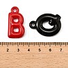 Opaque Acrylic Pendants MACR-F082-01-3