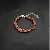 Synthetic Goldstone Chip Beaded Bracelets for Women IW6789-16-1