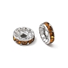 304 Stainless Steel Rhinestone Spacer Beads RB-CBA18B7-01P-03-2