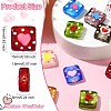 9Pcs 9 Colors Handmade Lampwork Beads LAMP-CJ0002-05-2
