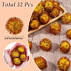 32Pcs Faux Fur Soft Sequins Pompom Ball DIY-SC0033-96B-2