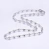 Non-Tarnish 304 Stainless Steel Chain Necklaces STAS-P164-10P-1