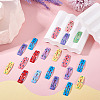 Iron Enamel Snap Hair Clips PHAR-TADJ0001-06B-5