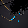 6Pcs Synthetic Opal Beads G-PH0003-40B-4