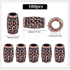 100Pcs Tibetan Style Zinc Alloy Beads FIND-SP0001-95A-2