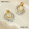 304 Stainless Steel Stud Earrings for Women WG4D4B8-06-1