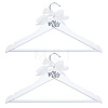 Wood Wedding Mrs Clothes Hangers DIY-WH0504-924A-1