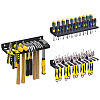 3 Bags 3 Styles Carbon Steel Wall-Mounted Plisers Screwdriver Wrench Holder ODIS-UN0001-39-1