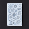 DIY Button Silicone Molds X-DIY-E055-30-3