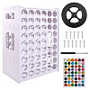 108-Hole Rotatable Plastic Paint Racks ODIS-WH0043-317-1