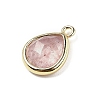 Natural Strawberry Quartz Faceted Pendants G-U019-05G-06-2