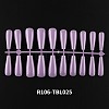 Solid Color Plastic Seamless Toe False Nail MRMJ-R106-TBL025-2