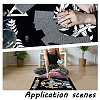 2Pcs 2 Style Cloth Square Altar Tarot Tablecloth AJEW-CN0001-17B-5
