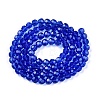 Transparent Glass Beads LS-EGLA-A035-T6mm-D21-2