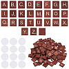 3 Sets Wood Cabcohons WOOD-HS0001-04A-1