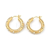 Brass Ring Hoop Earrings EJEW-Q391-22G-2