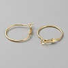 Brass Hoop Earring Findings FIND-WH0110-742A-G-2