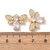 Brass Micro Pave Cubic Zirconia Pendants KK-A284-15G-01-3