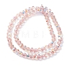 Electroplate Glass Beads Strands EGLA-K015-11A-2