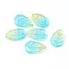 Transparent Glass Pendants GLAA-H016-08H-14-2