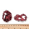 Dyed Natural Druzy Agate links G-R012-05S-06-2